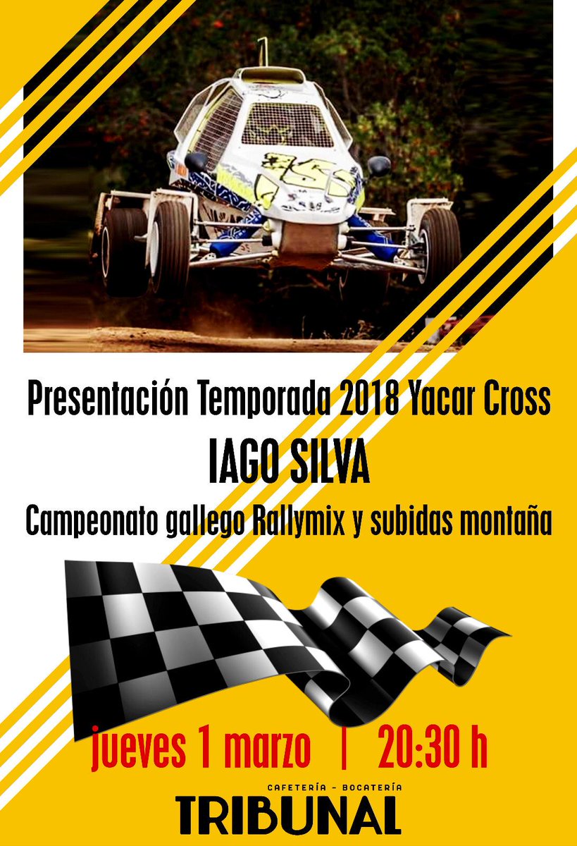 is_oficialteam's tweet photo. Os esperamos este jueves en cafetería TRIBUNAL donde daremos a conocer el diseño de @VMLMdesigner para nuestro @Ya_CarRacing 🏁🏁💪💪 https://t.co/tkeYZOfknE