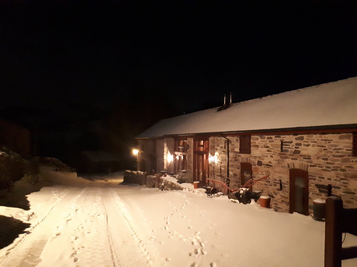 BerwynBarns's tweet photo. When the weather is this cold outside there's only two places to be at @BerwynBarns ...... in front of the fire on in our lovely warm hot tub! https://t.co/UH5PVtFLrk