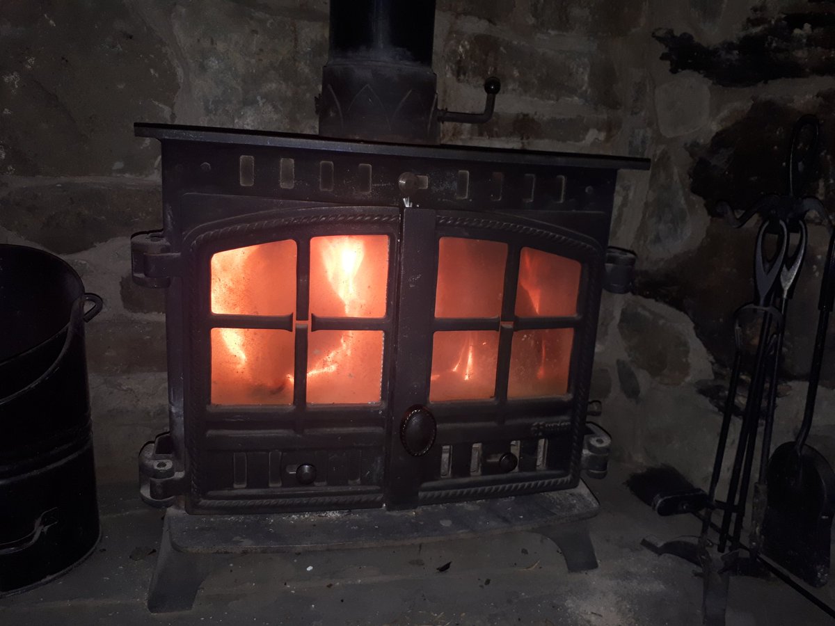 BerwynBarns's tweet photo. When the weather is this cold outside there's only two places to be at @BerwynBarns ...... in front of the fire on in our lovely warm hot tub! https://t.co/UH5PVtFLrk