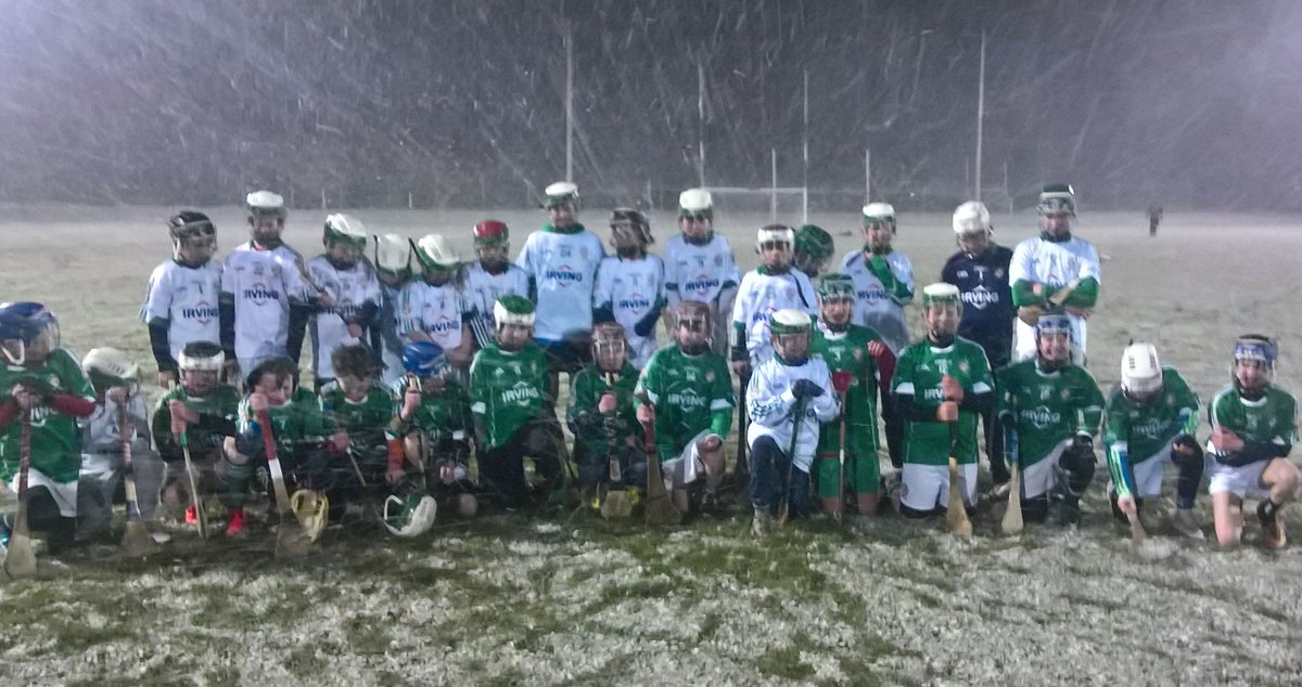 AghadaGAA's tweet photo. The real Beasts from the East. Aghada U 12's in action tonight. #hardyboys#toughesttrade @AghadaJuvGAA @MichaelDaly19 https://t.co/bMp4JZNqlx
