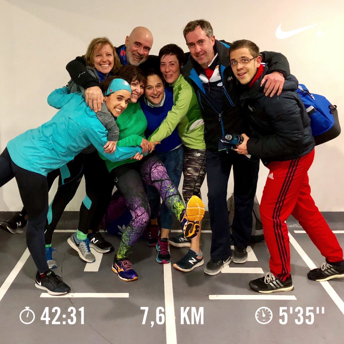 jjfari's tweet photo. He corrido 7,61 kilómetros con @club_tigers 🖖🏽🏃🏽🐯Y si llueve, que llueva. Nosotros, a lo nuestro. #roadtolaredo #roadtomadrid #MMM
 #soytigre #sienteelrugido #gotigers https://t.co/f39LLz0YRN