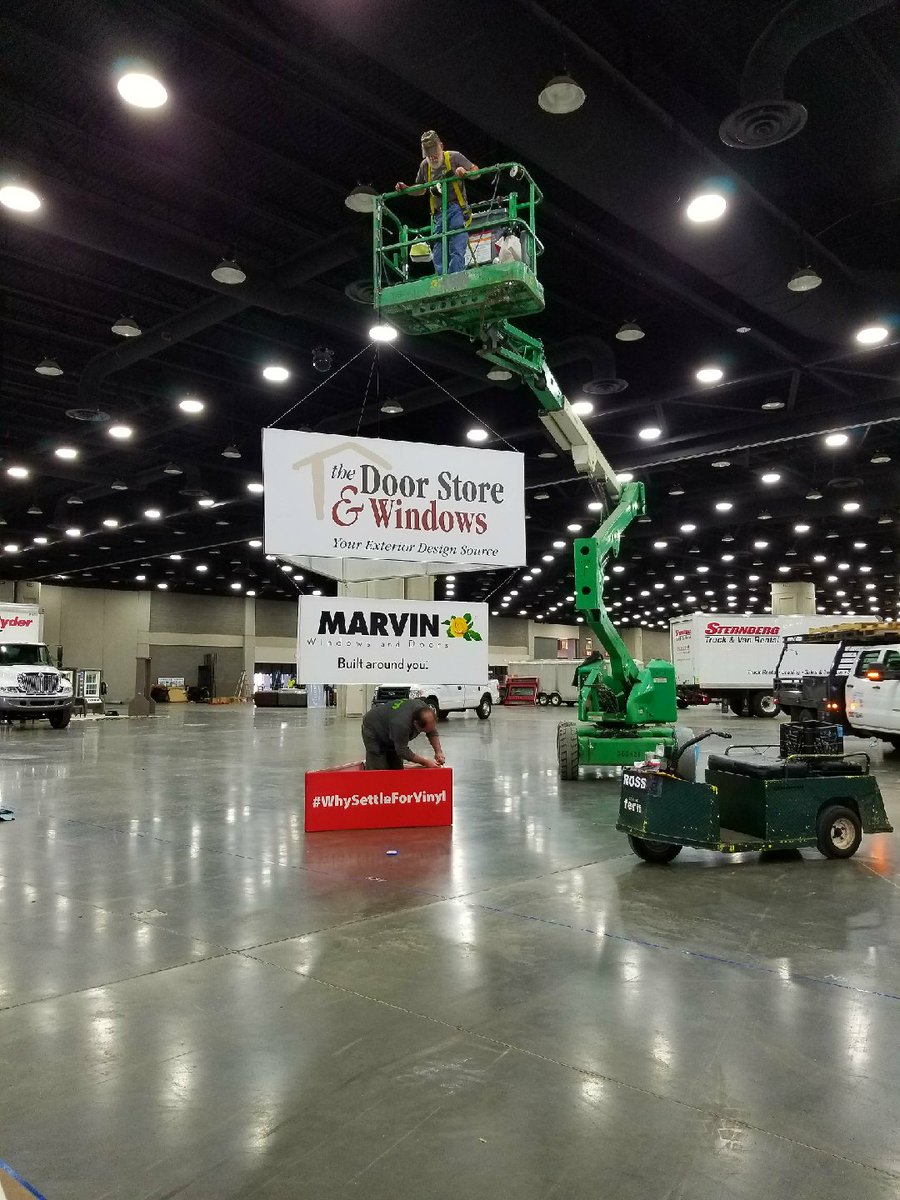 doorstorewindow's tweet photo. Our team is setting up for @TheHomeShow that starts this Friday! If you’re even considering remodeling soon, you don't want to miss seeing the latest technology and trends. https://t.co/bZROY1DRji