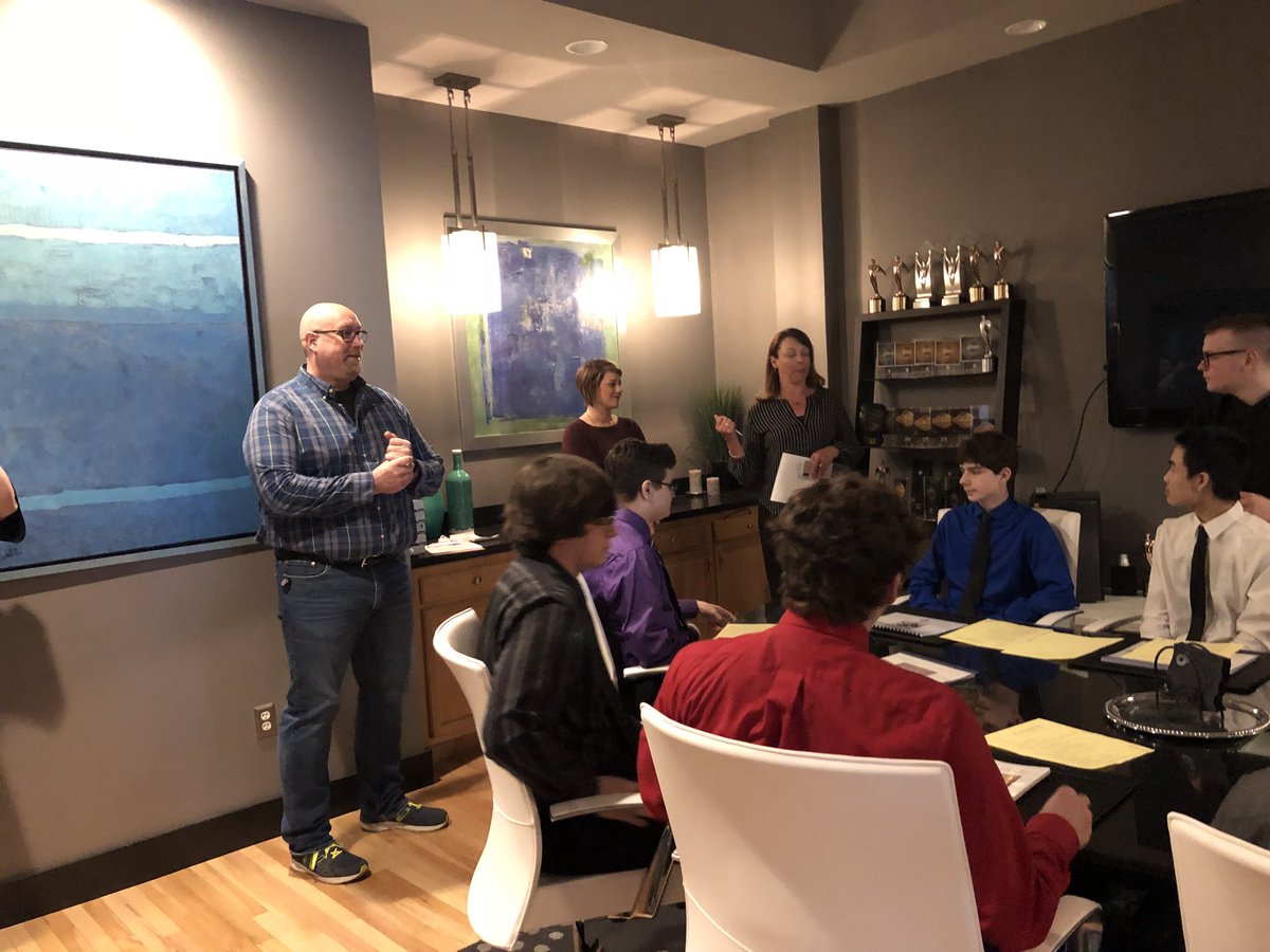 WSCSAcademy's tweet photo. Hearing about the production process from Greg Wichlasz, WS East Alum, Beth Donovan, and Shanon Silva at dPost. #dPost #JAofwny #BeFutureReady #IT/Digital Media https://t.co/ylvB9uEdIG