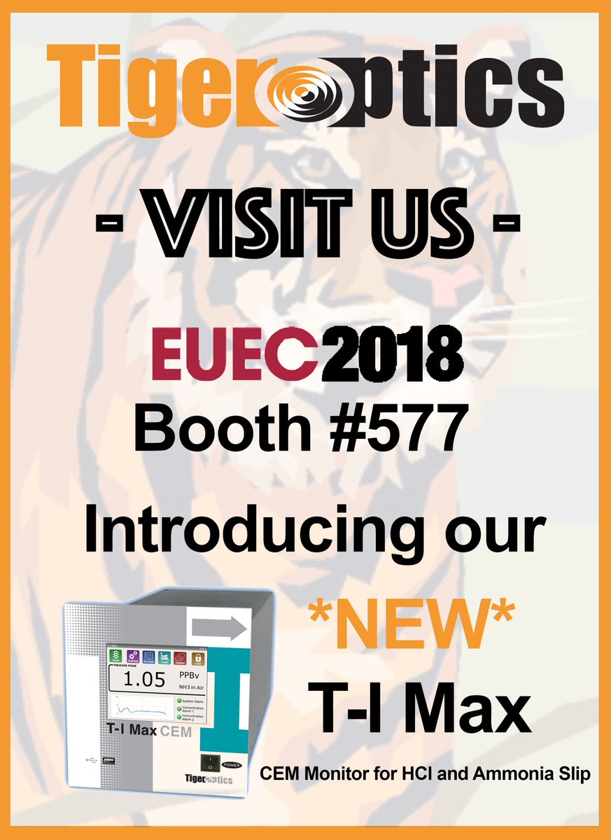 Tiger_Optics's tweet photo. #EUEC2018 #visitus #gasanalyzer #tradeshow #conferences #science https://t.co/9lWqm2NqUk