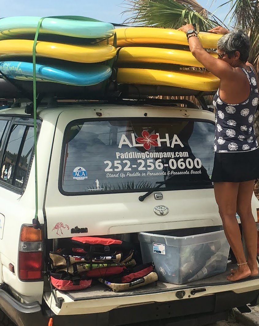 Deckbagz's tweet photo. take scenic #SUP tours, do #SUPyoga, learn 2 #paddleboard--when you're in the Pensacola, Florida area, call Aloha Paddling Company!! Also take #DeckBagZ for a test drive while you're enjoying your day on the water. #LiveAloha #YOLObaord #localYOLO #YOLOtribe #paddlewithaloha https://t.co/Us6CDlTIkL