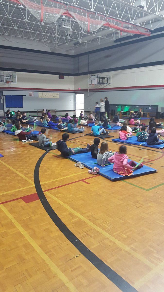 MrsBaynham's tweet photo. @StClementECSD #ECSDfaithinspires exploring movement and sound through Zumba and Pound! https://t.co/7iCZYaV0uD