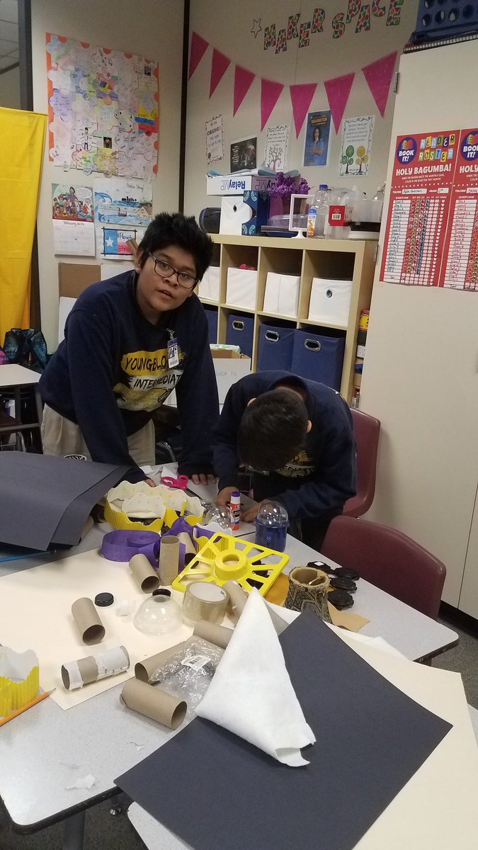 MrsRybaYGB's tweet photo. Our Found Art project has commenced. Let's see what these #YBSTEM students can do. @YgbInt https://t.co/fwO1zG7Xwn