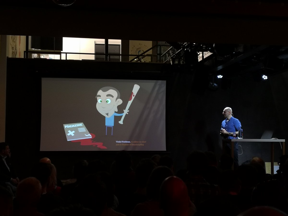 Thank you #leanDUS <a href="/sipgatede/">closed</a> for this inspiring talk with Vitaly Friedman <a href="/smashingmag/">Smashing Magazine 🇺🇦 🏳️‍🌈</a> "Dirty little tricks from the dark corners of the web" #FrontEnd #storytelling #CSS #html #coding #developers #designskills #UX #uxdesign #javascript #design