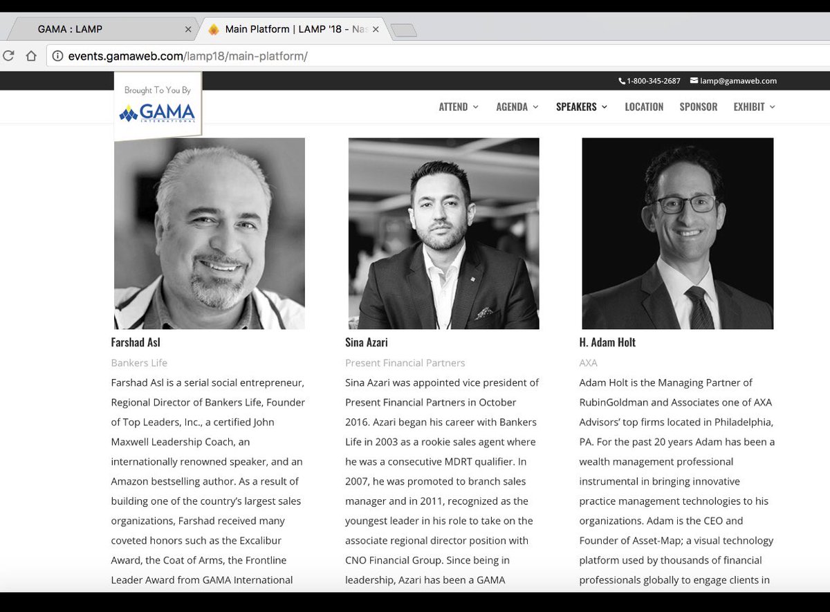CeoAccredited's tweet photo. Looking forward to @GAMAIntl #LAMP2018, I’m honored to represent @PresentFP sharing the main platform with a good friend @FarshadAsl @JohnMaxwellTeam and Adam Holt of @AXA @AllMindset #disrupttour https://t.co/ZM4ttDWQG3