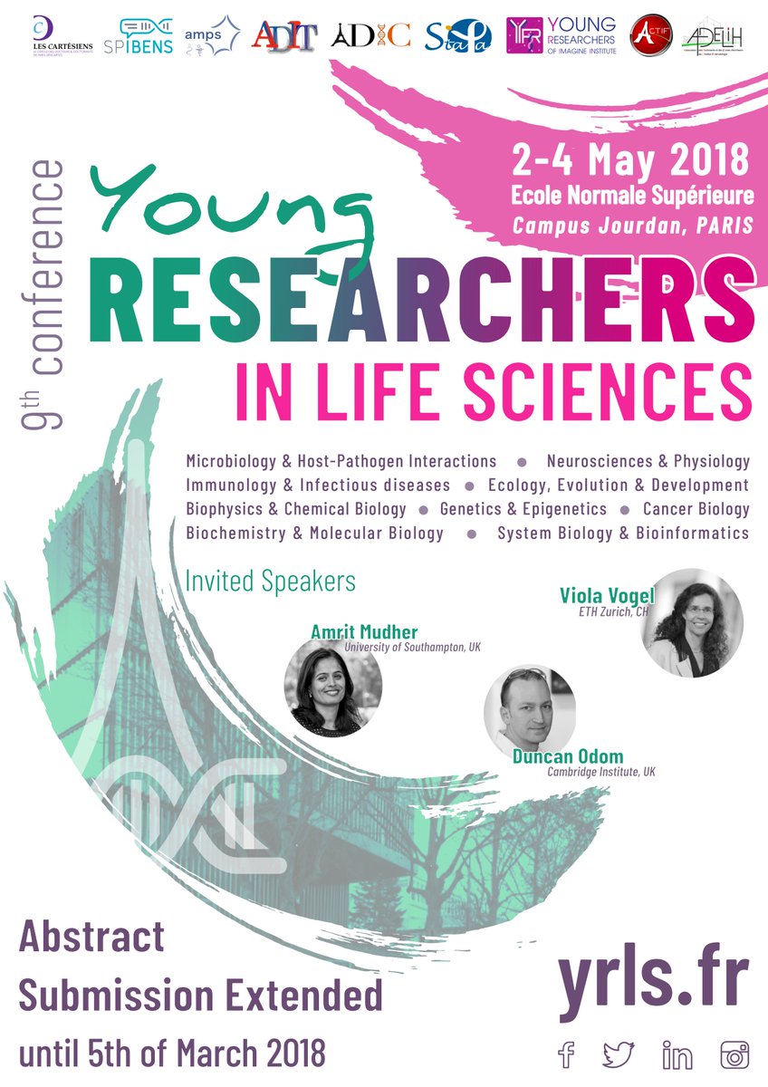 Cette année encore le forum @YRLS2018 vous réserve un programme exceptionnel, où le <a href="/reseaubiotechno/">Réseau Biotechno</a> sera également présent. C'est un moment unique pour rencontrer d'autres jeunes chercheurs et networker. #lifesciences #phdlife #research