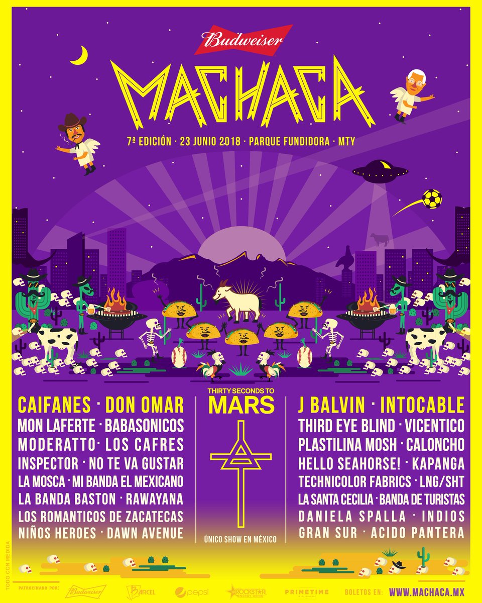 truth_mx's tweet photo. #Machaca Cartel completo del @machacafestival 2018 https://t.co/deT5ZaJXFC