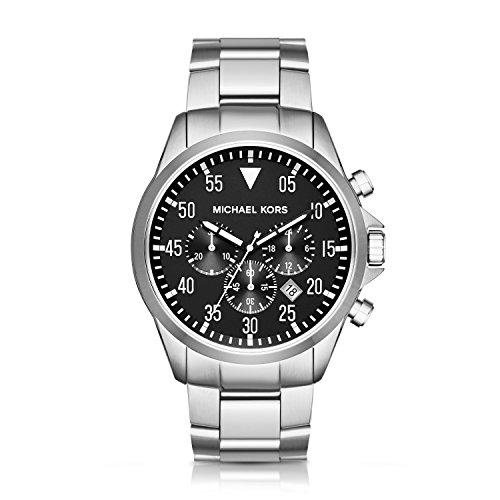ILTPOFFICIAL's tweet photo. Michael Kors Men's Gage Silver-Tone Watch MK8413. #iLTP #Mens #MichaelKors #Gage #Silver #Watch https://t.co/OapxYJP8ke