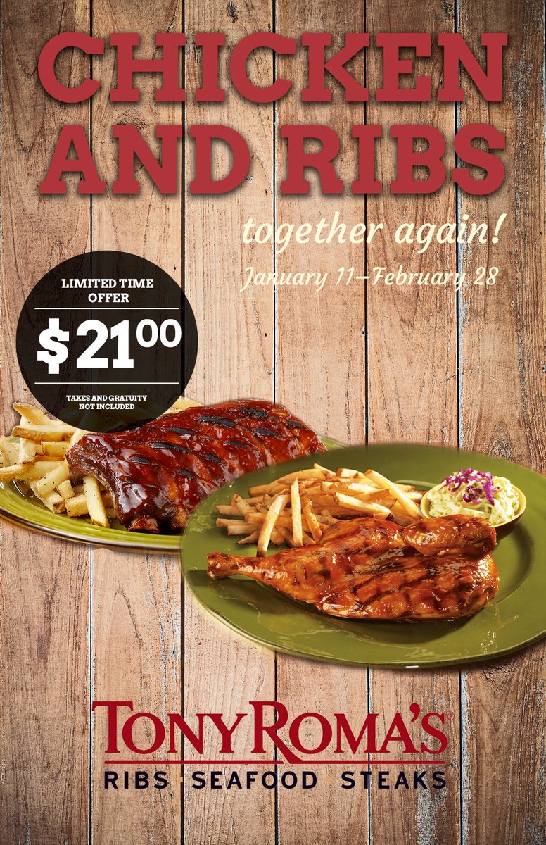 TonyRomasSK's tweet photo. Just two more days to grab our Chicken and Rib Combo! #YXEFood #YXEdeals https://t.co/IbVHci3MGu