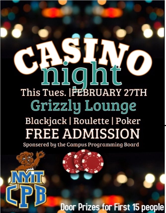 Casino tonight <a href="/7pm/">Huong Le</a> in the Res Halls