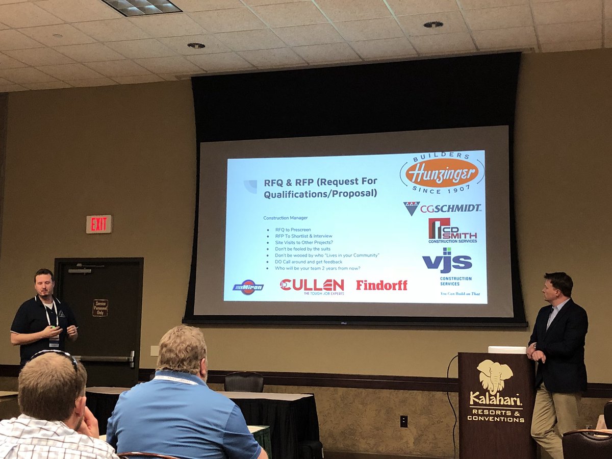 PSDBGSafety's tweet photo. The Realities of Referendum Projects presented by @jjohnsonfacmngt @MuskegoNorwaySc & Tom Hoh @greenbayschools @WisconsinASBO #FMC18 https://t.co/CfXyIyYQfv