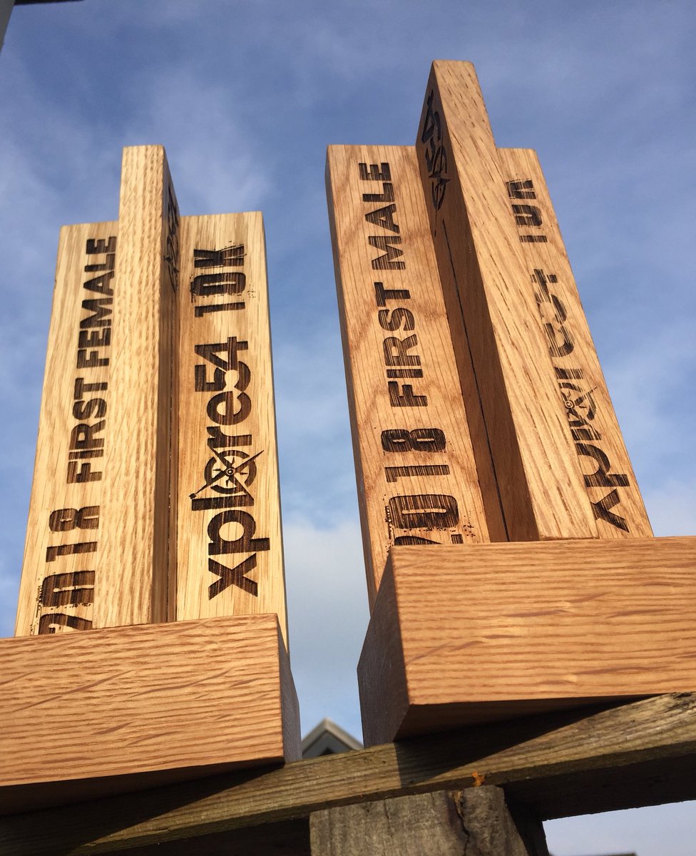 dedicut's tweet photo. Congratulations to all who completed xplore54’s 10K run and hats off to Shane Mullan for organising and thanks for choosing Dedicut to create the awards 
#awards #keepsakes #recognition https://t.co/UcKFLgaWNN