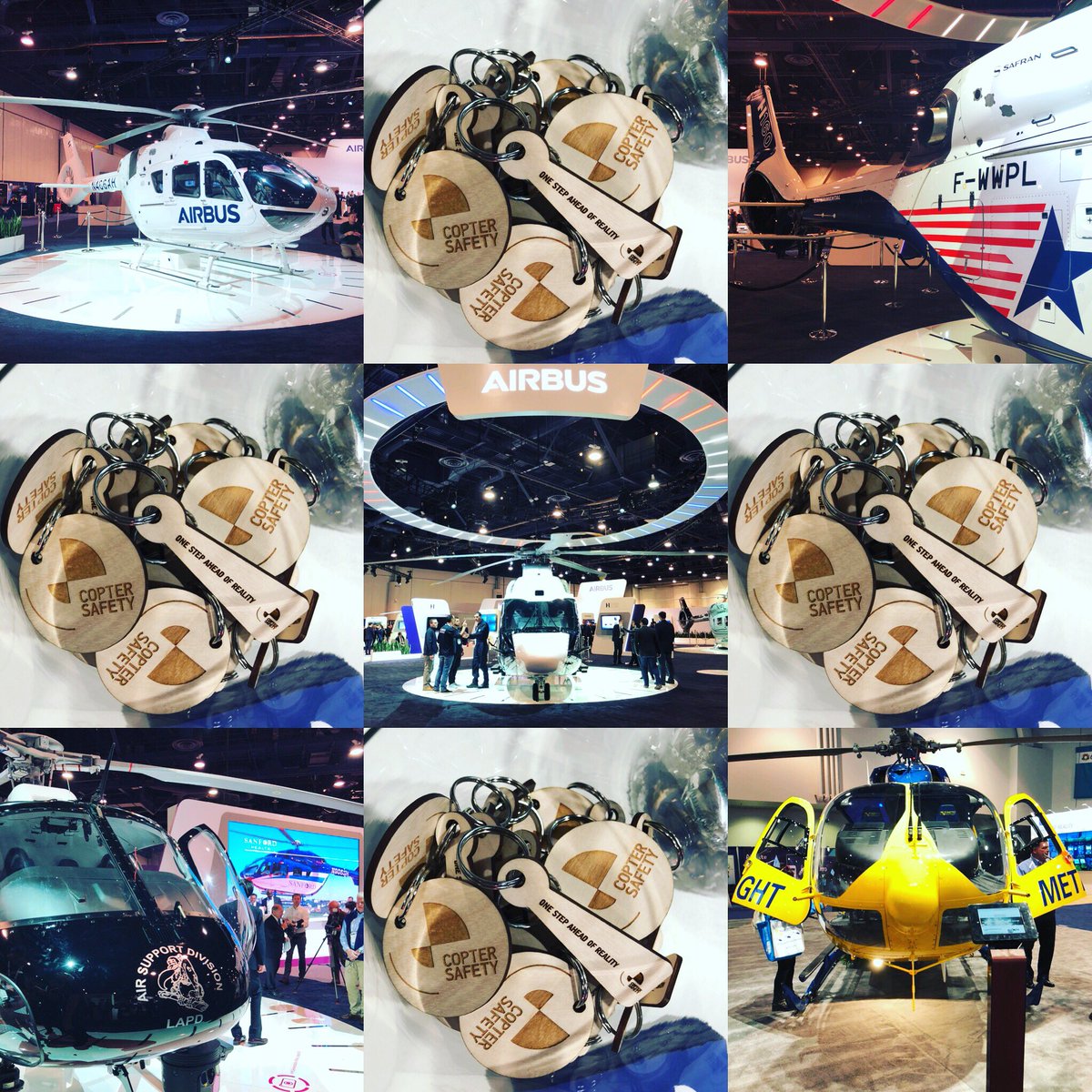 COPTERSAFETY's tweet photo. Helicopter pilots, trainers, technicians,... it’s all about helicopters today at #hai_expo18 in Las Vegas. Our team is here to discuss abt your training needs. Find us at #N2005 booth next to @airbus_helicopters & @MetroAviation. Welcome!
#coptersafetyjourney https://t.co/M5TOfOe6e2