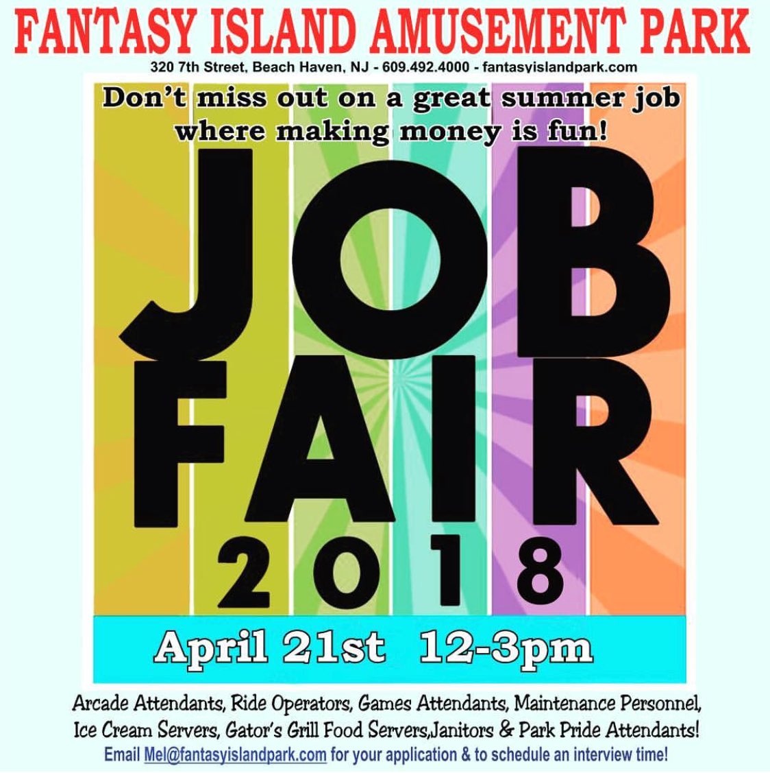 lbisource's tweet image. hey #lbi need a job? The season to apply for summer help is upon us! #jobs #nj #fantasyisland #barfund