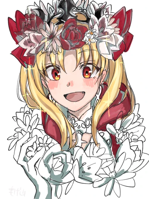 完成しなかったエレちゃん歓迎絵も供養 