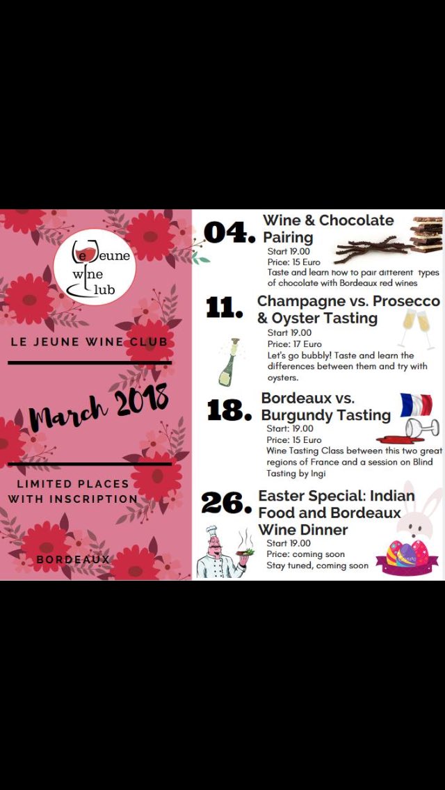 wines_ani's tweet photo. Hey wine lovers,
Which is the most interesting event for you??🍷😜 https://t.co/bZdrMUZgM0
