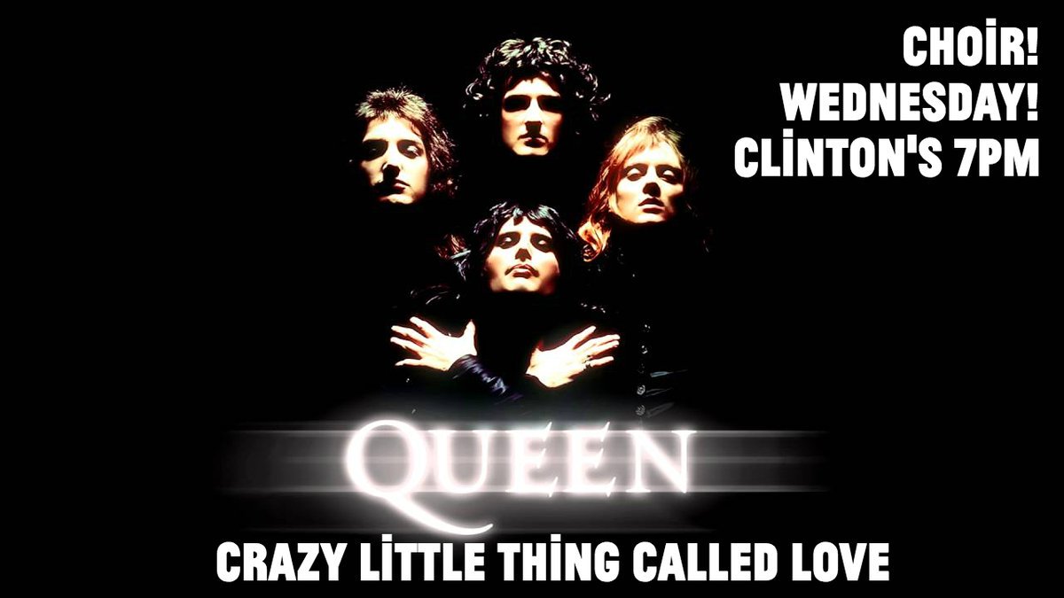AGoodBookDrive's tweet photo. This Wednesday our pals @choirchoirchoir want you to sing #Queen's Crazy Little Thing Called Love @ClintonsTavern with them!
Doors 7pm, singin' at 8pm!
AND you can bring your new or gently used children's books to donate to #agbdTO to C!C!C! this week!📚❤️🎶 https://t.co/a85z5oqyjH
