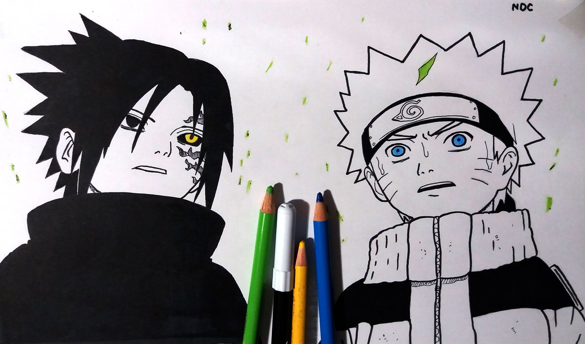 Speed Drawing - SASUKE, NARUTO