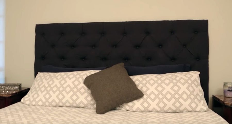 DannyLipford's tweet photo. From @chelsealwolf: Get the #luxe look in your bedroom on a budget. #DIY this tufted headboard! https://t.co/uUW4po3tTe #CheckinginwithChelsea #Wow #HomeImprovement https://t.co/8I9M0Rpgfe