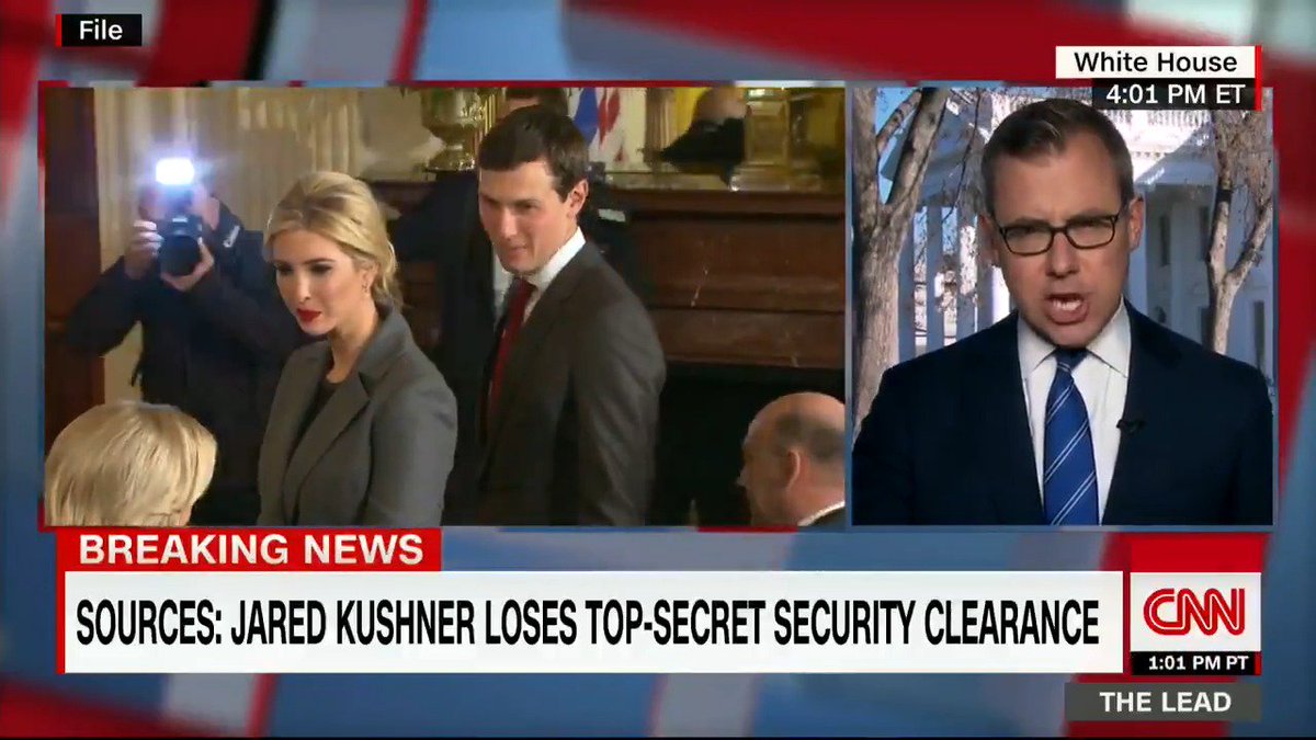 Jared Kushner has security clearance downgraded