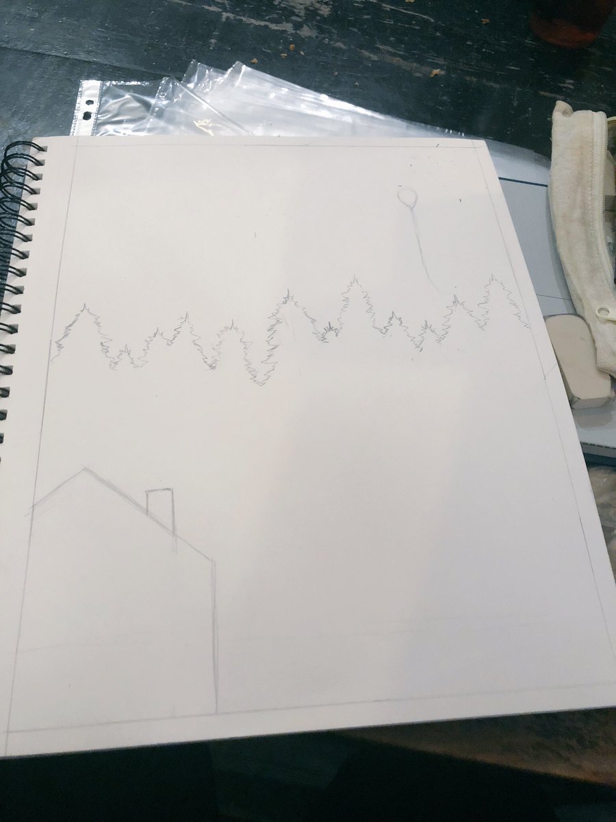 OutletEnsemble's tweet photo. They gave us so many options that it was hard to choose! But once we did, they got to #work
#transformationtuesday #OutletEnsemble #play #promoart #collaboration #sketching #pencil #balloon #woods #forest #cabin #art #artists #cindyloujohnson https://t.co/Px3ejLb9hk