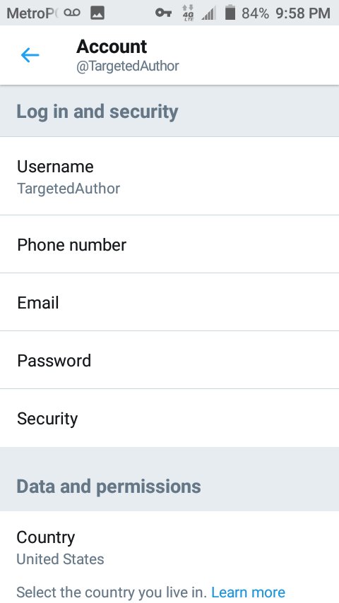 TargetedAuthor's tweet image. I am being #hacked Hacker just removed all contact info from my profile. I am at longred@protonmail.com and 404-437-3456. I do not want to lose this account too! Help. @TwitterSupport  Please help me.