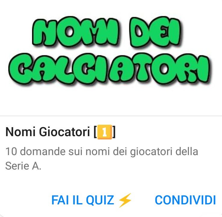 quiz_brain's tweet photo. È uscito il nostro nuovo #quiz sulla #SerieA 🇮🇹

Gioca qui ➡️ https://t.co/LyUQcNMO0J

Completa i nomi dei calciatori e dimostra a tutti quanto sei esperto di #calcio ⚽

#27febbraio #SerieATIM
@Ritwittandoci @RetwittoIT
@SeguiTutti @TuttiRetwitto https://t.co/ryqx432vqJ