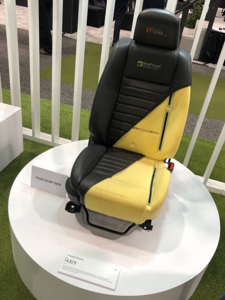 Did you know that the foam seats in Ford vehicles are made from soybeans? #cropportunity #sweepstakes