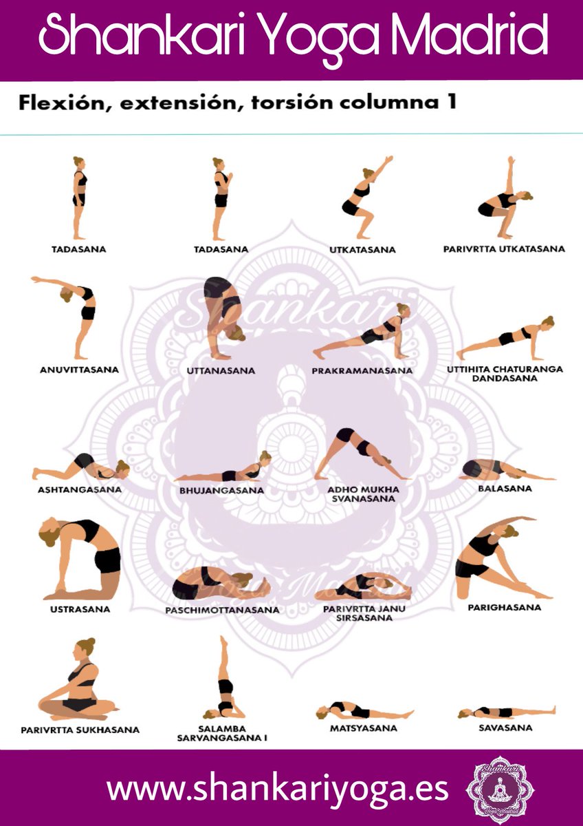 Shankari_Yoga's tweet photo. Desde Shankari Yoga Madrid os proponemos esta secuencia para trabajar la movilización de vuestra columna. https://t.co/X9G26HKc34
#yoga #asana #om #yogateacher #yogainspiration #yogapose #Namaste #tutorialyoga https://t.co/ApkHIsGwDX