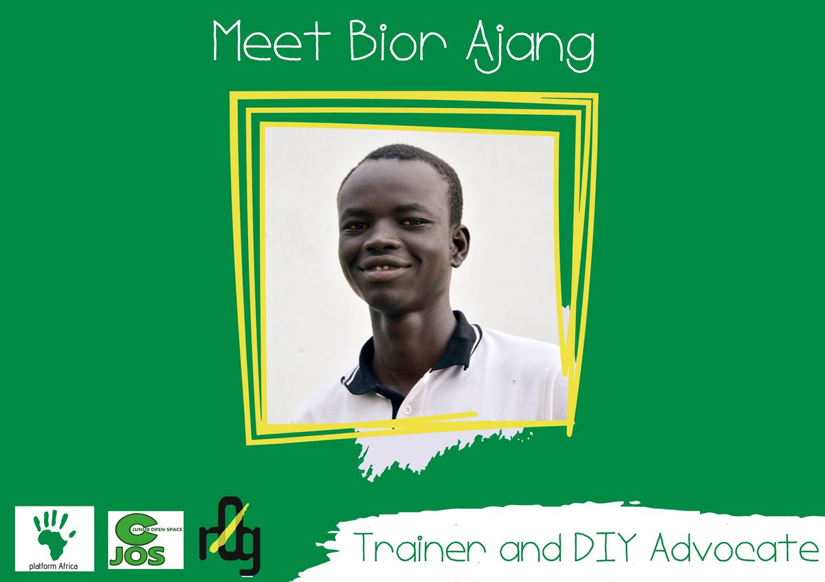 platformngo's tweet photo. Bior, is an open tech trainer, He participated in #PeaceHackCamp and other hardware skills workshops.. He brings his skills / xperience to the #OpenTechJuba #ASKotec on the 3rd March - don't miss! @CholBullen @weareGIG  @RadioMiraya @myamy_vicy @JambuJack https://t.co/0R0lvyEYvQ