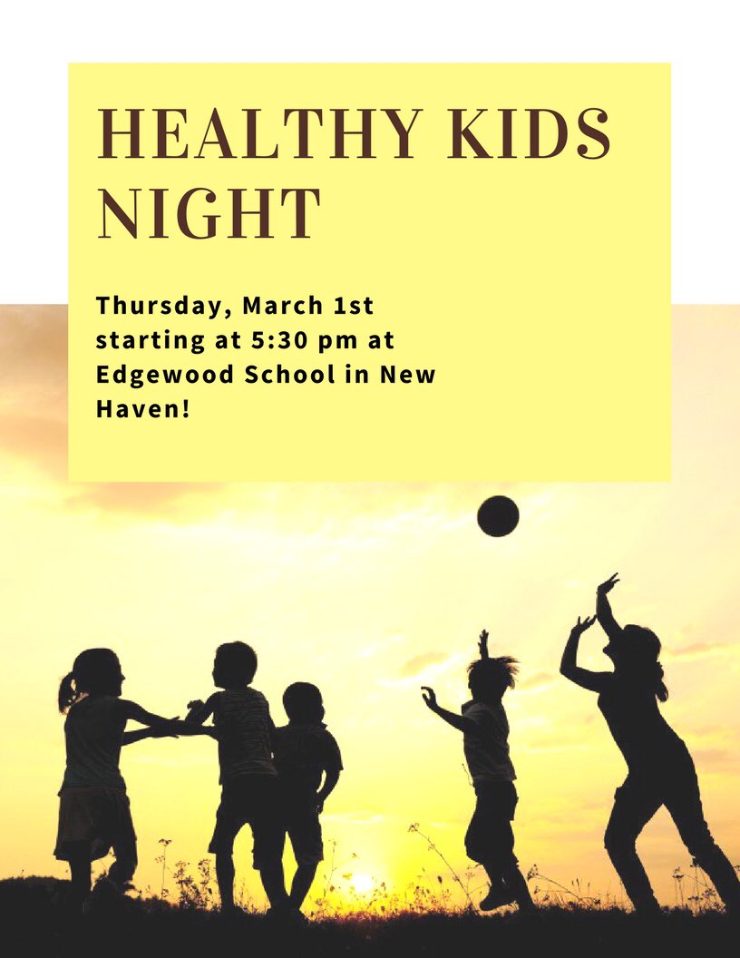 scsu_sfto's tweet photo. This Thursday is out healthy kids night event! We've planned fun stations to teach the children of Edgewood school about eating healthy, exercising, and dental hygiene! If you would like to attend please sign up tonight through the google forms link sent out in our emails. https://t.co/4SfCPlP5PJ