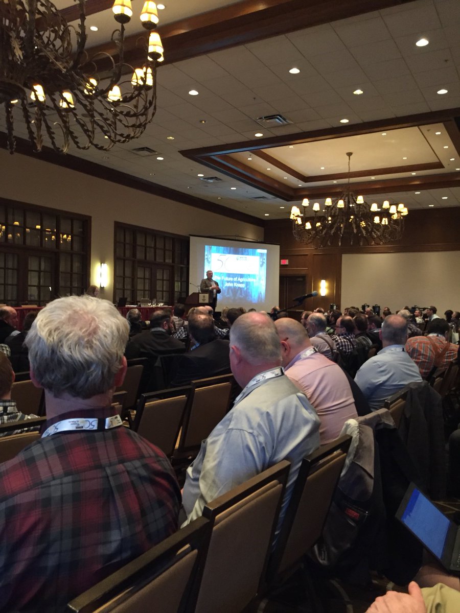 ap_comms's tweet photo. Eye-opening look into the future of agriculture in Alberta and the world from John Knapp at the @eggsoeufs AGM during the @westernpoultry conference #EFA50 https://t.co/KQl3r7BneJ