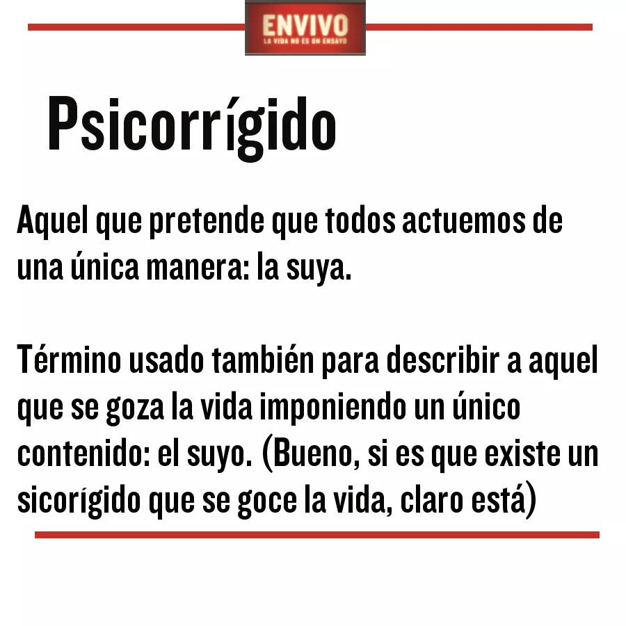_ENVIVO's tweet photo. ¿Qué tanto se goza la vida siendo #psicorrígido? https://t.co/d7i8VTPD0X