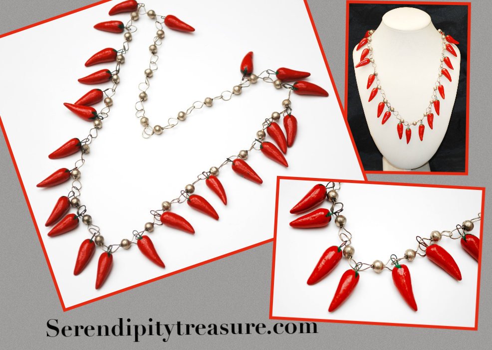 serendipitytrea's tweet photo. https://t.co/NZck3HP1mr #etsy shop: Chili Pepper bead necklace - silver bead - Mexico red hot peppers - https://t.co/mSm7pzB8db #jewelry #necklace #red #silver #redhotchilipepper #redsilver #serendipitytreasure #southwestern #peppernecklace https://t.co/Ji00tmQRlH