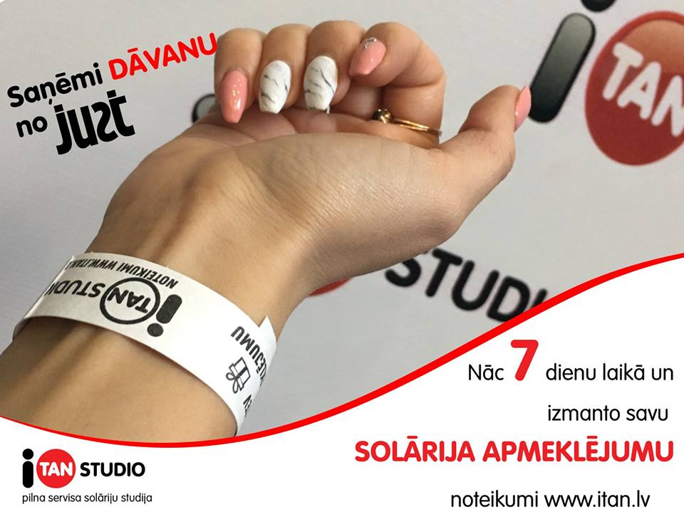 Laiks būt brūniem! Piektdienās nāc uz Just un saņem savu bezmaksas solārija apmeklējumu no ITAN Studio Riga .