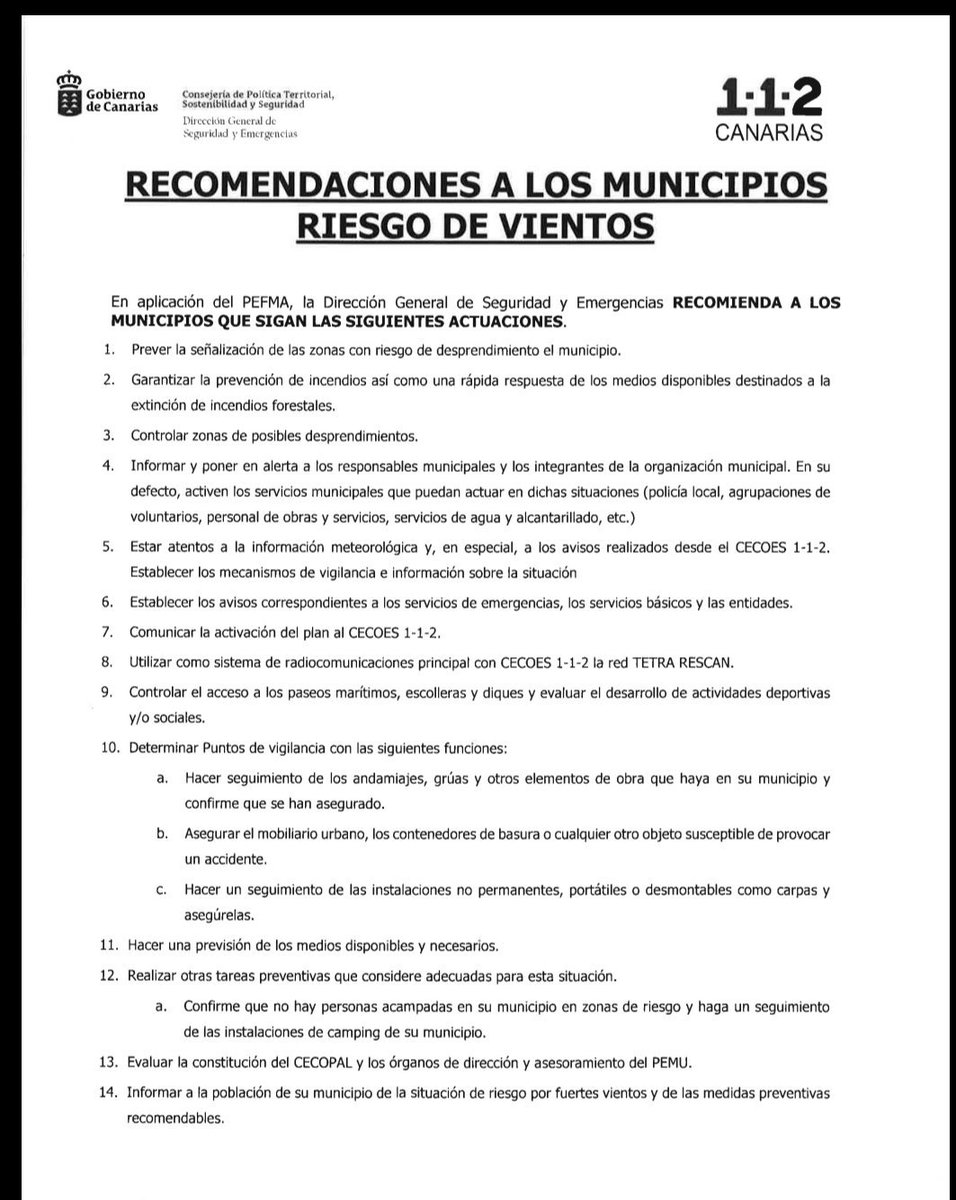 GranCanariaCab's tweet photo. El Cabildo declara ALERTA MÁXIMA  por fuertes vientos en #GranCanaria tras la previsión de Aemet y la declaración del Gobierno canario

Las clases han sido suspendidas #FMACanarias

Recomendaciones para la población y los municipios: https://t.co/FCrlXmGMmL