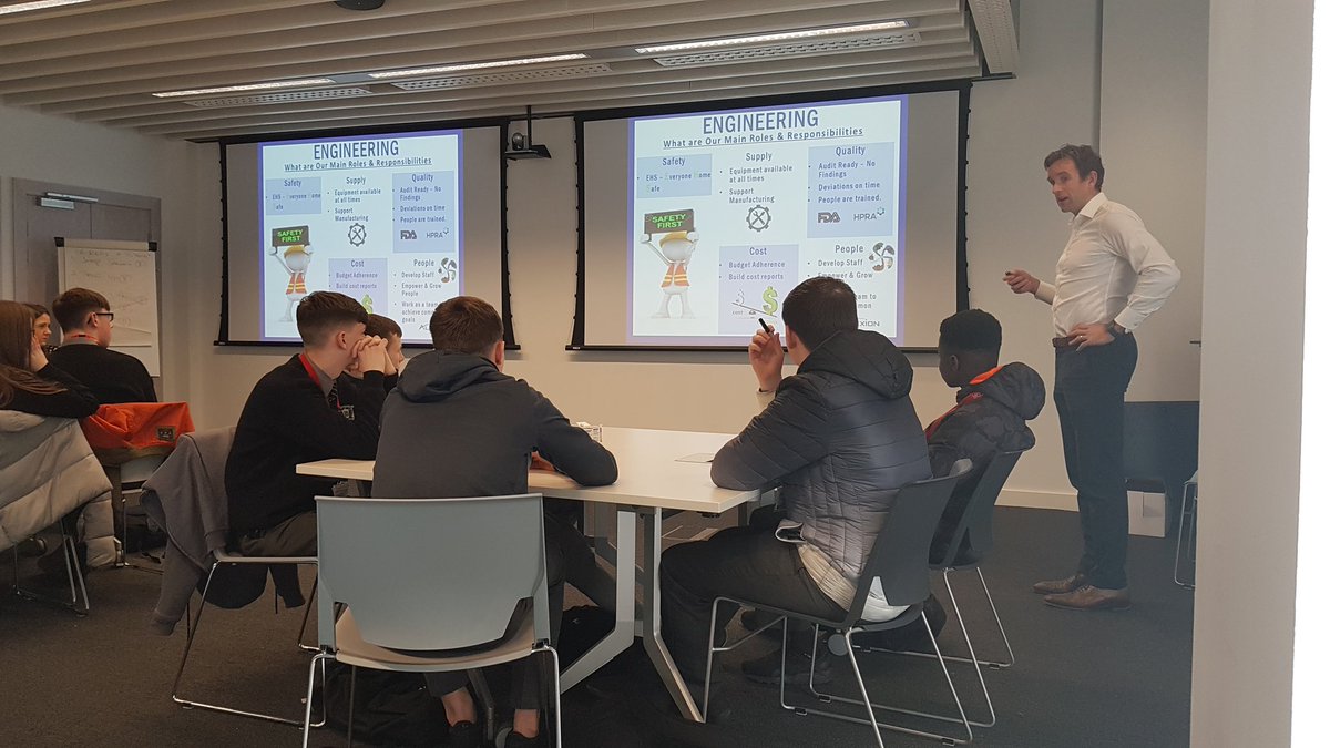 ais_coughlan's tweet photo. Celebrating #engweek18 @AlexionPharma with local TY students #STEM #EngineersWeek #teamworkmakesthedreamwork https://t.co/P8pPqDLscD