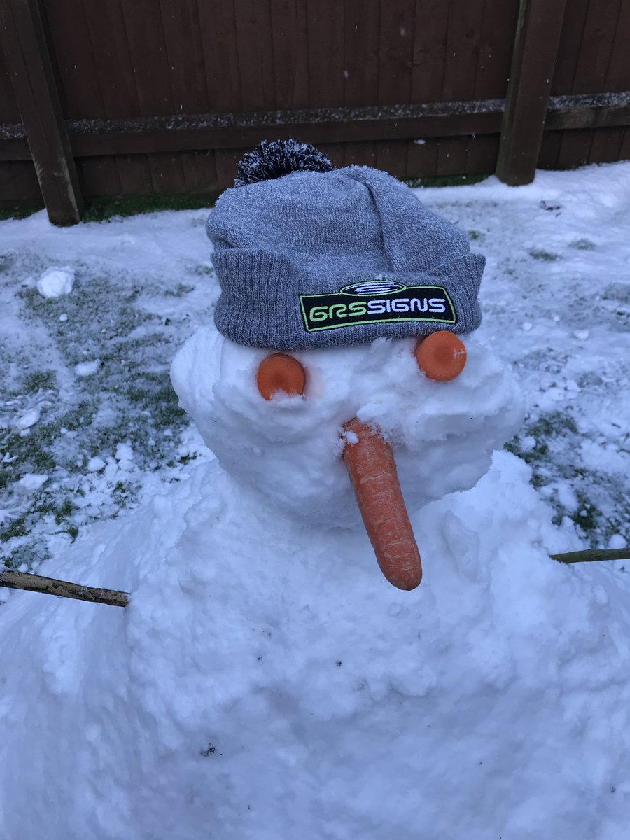 #snowman #pureandsimple @grssignscouk