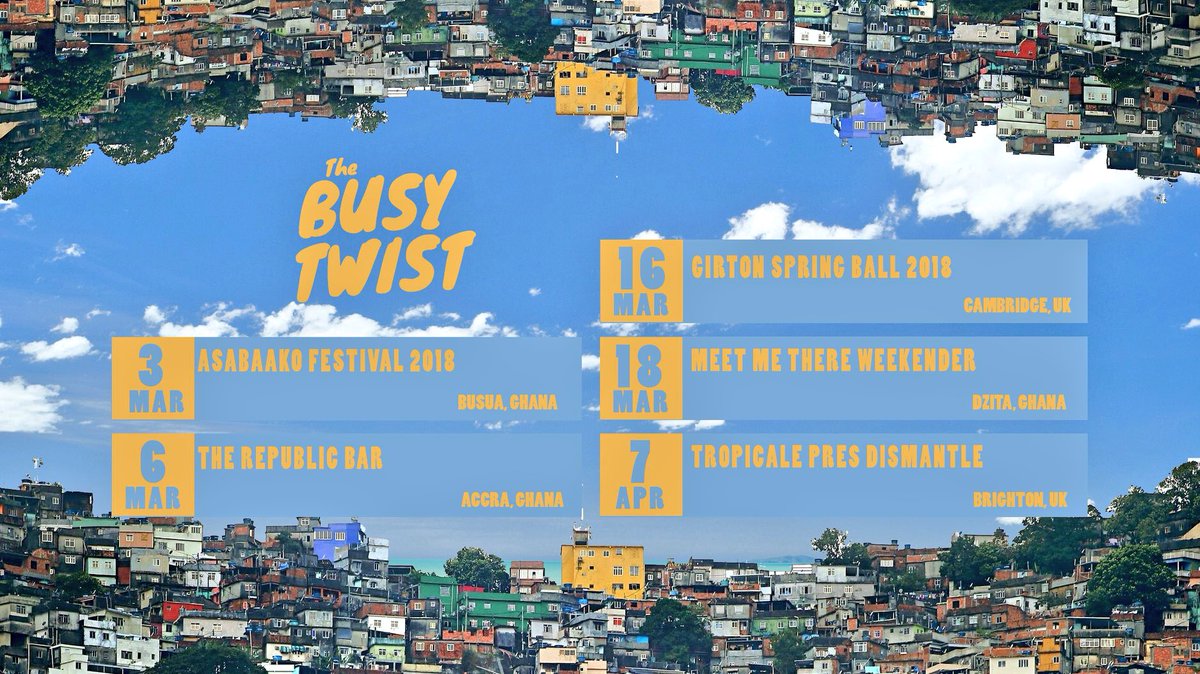 Busy month ahead! Catch us gigging across Ghana and the UK🌍🌎🌏