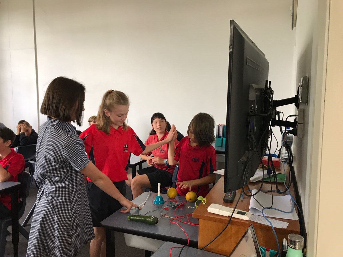 ABCNoz's tweet photo. Having a great time with the students from @InvermayPS on our STEM + X program with @NBN_Australia earlier this week. https://t.co/shTdBGgAba