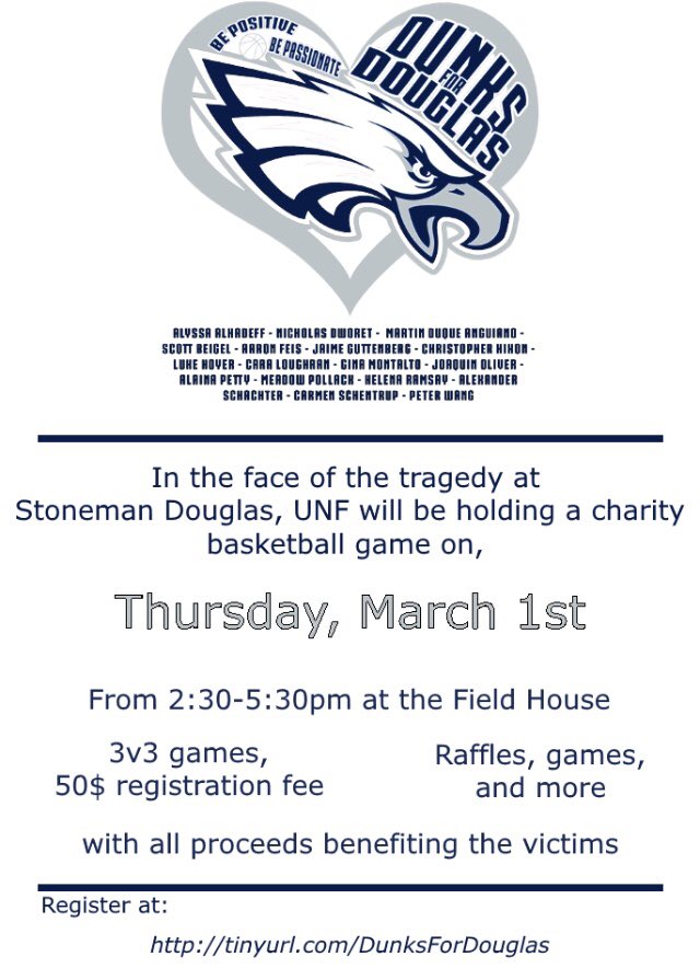 UNF_Theta's tweet photo. Come support Dunks for Douglas on March 1st! ❤️🏀 https://t.co/tN6dmM48P9