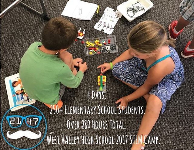 This summer, we hosted a 4 day STEM Camp, with over 250 elementary school students ranging from kindergarten to fifth grade. We put in over 280 hours as a team and inspired youth in the world of engineering and robotics! #team2147 #chuck2147 ift.tt/2CoIEsr