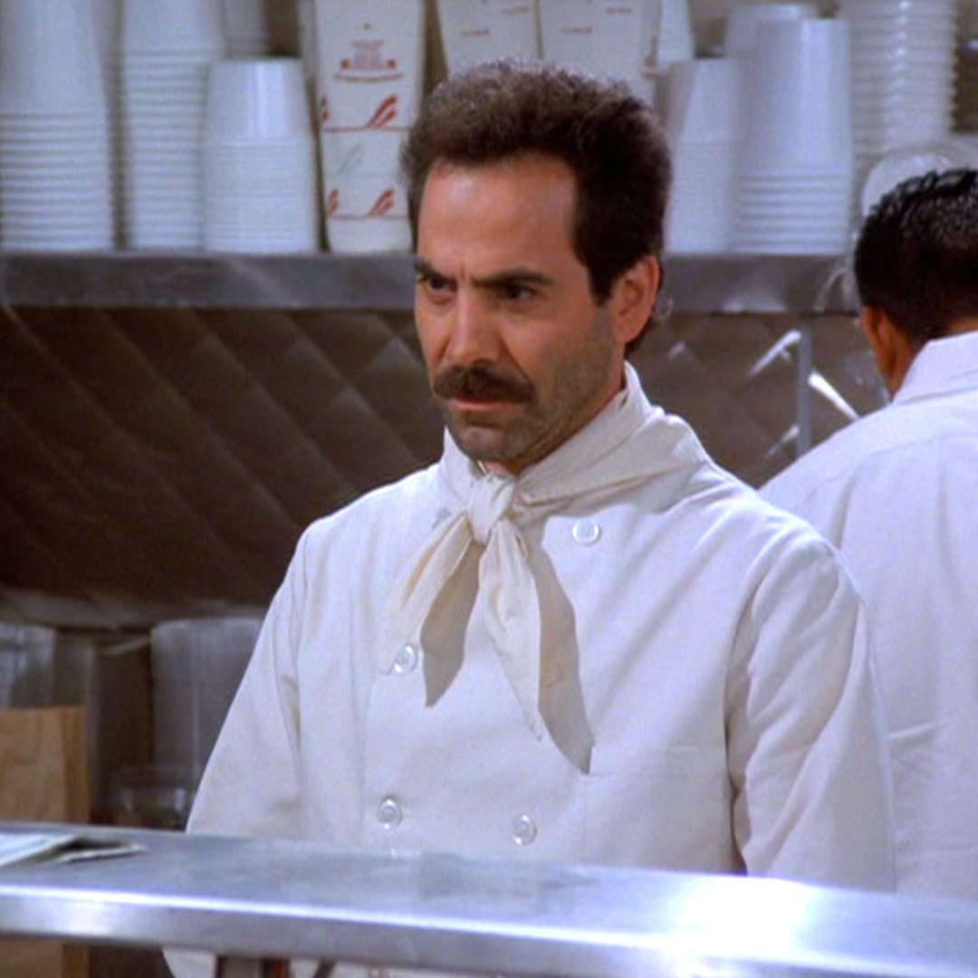 NO SOUP FOR YOU! #TheSoupNazi #Seinfeld https://t.co/z7tEinEWmX