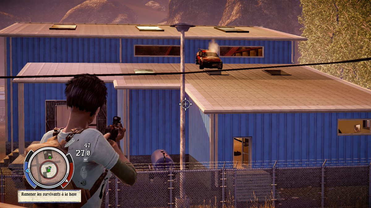 MonPrinCyclope's tweet photo. #WhileYouWaitForSOD2 :
This is the Snyder home base....and 2 cars are on the Roof!!!
#RoofMaster #CarFather #StateOfDecay @undeadlabs @StateOfDecay https://t.co/3Dmqa3DczF