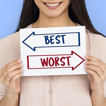 Health compiled a best and worst foods for your teeth list. Some of these will surprise you and some of them won't. goo.gl/gTZRhw