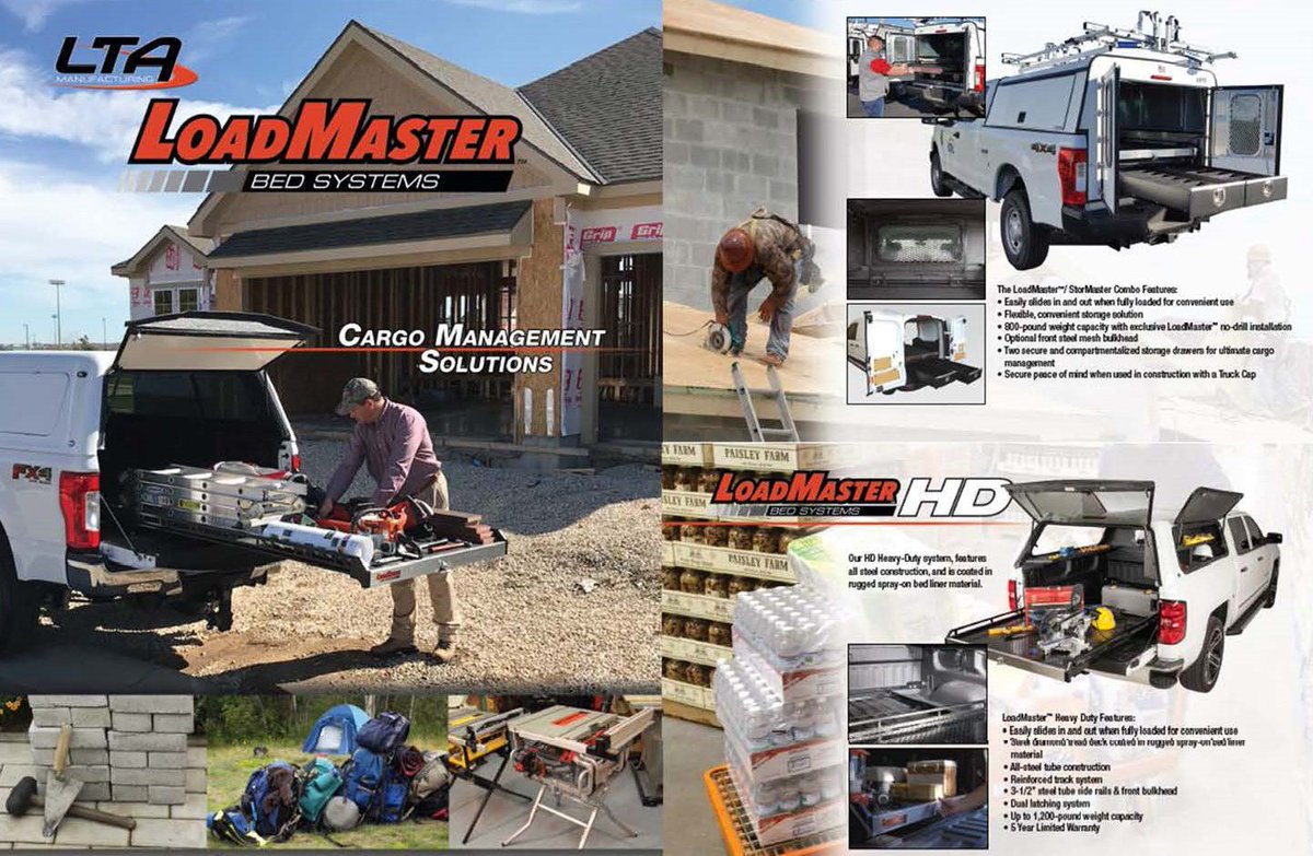 4LoadMaster's tweet photo. Be sure to visit LoadMaster and @ATCTruckCovers at NTEA Mar. 7th-9th as we introduce the new WorkForce! #NTEA #WorkTruck #Fleets #indy https://t.co/7p2SiJsmOh